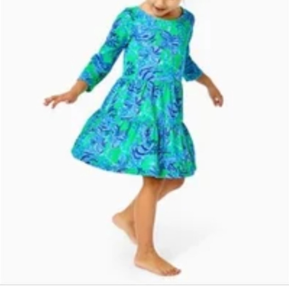 Lilly Pulitzer in Cabana Green, Keepin It Reel. Girls Small 4/5